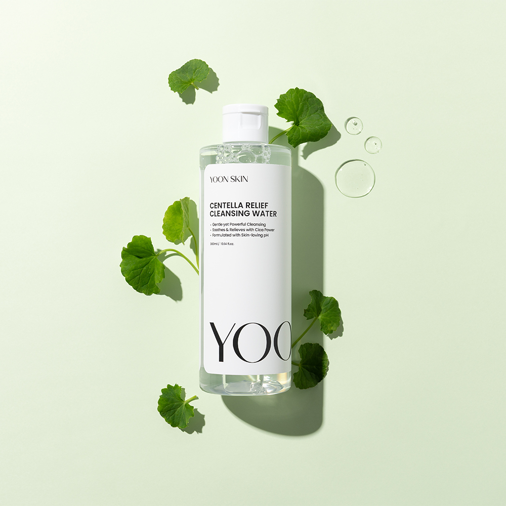 Yoon Skin Centella Relief Cleansing Water 300ml (Exp-2028.8.10)