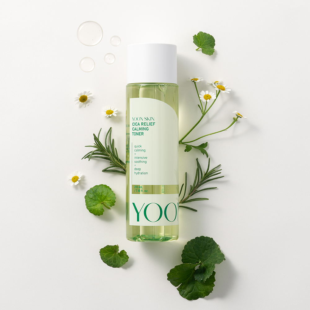 Yoon Skin Cica Relief Calming Toner 210ml (Exp-2028.10.1)