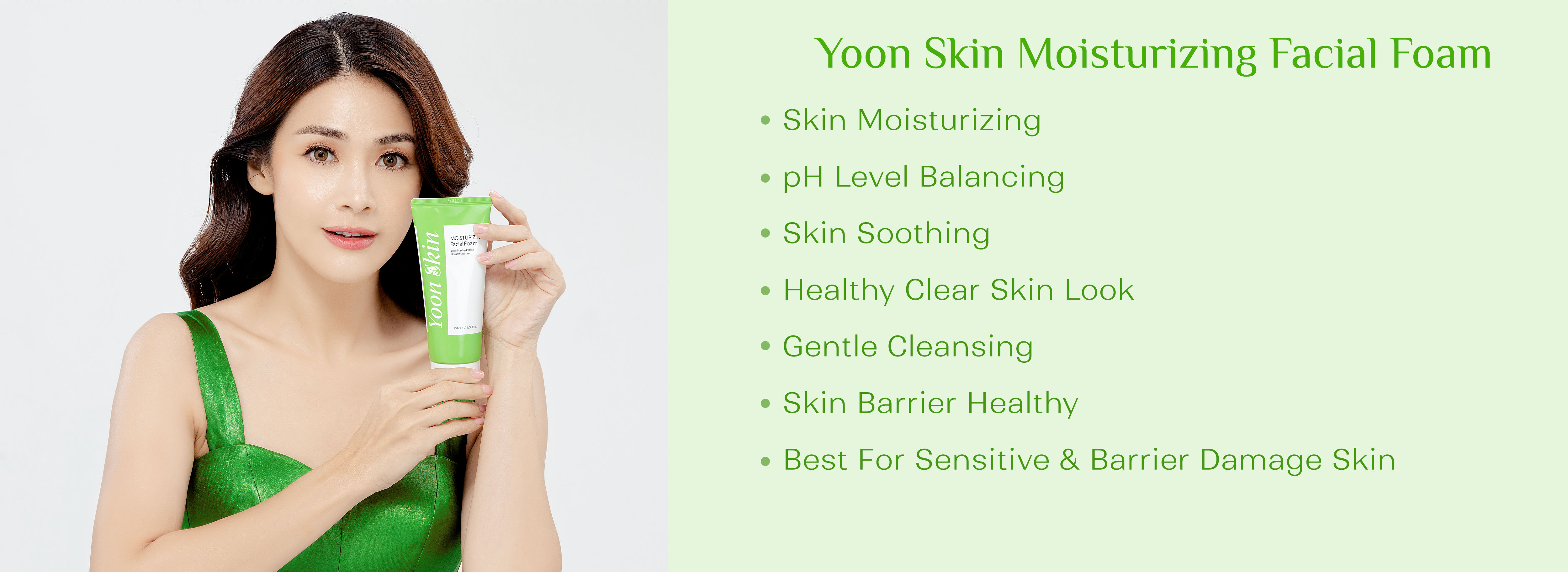 Yoon Skin Moisturizing Facial Foam 150ml (Exp - 2027.07.19)