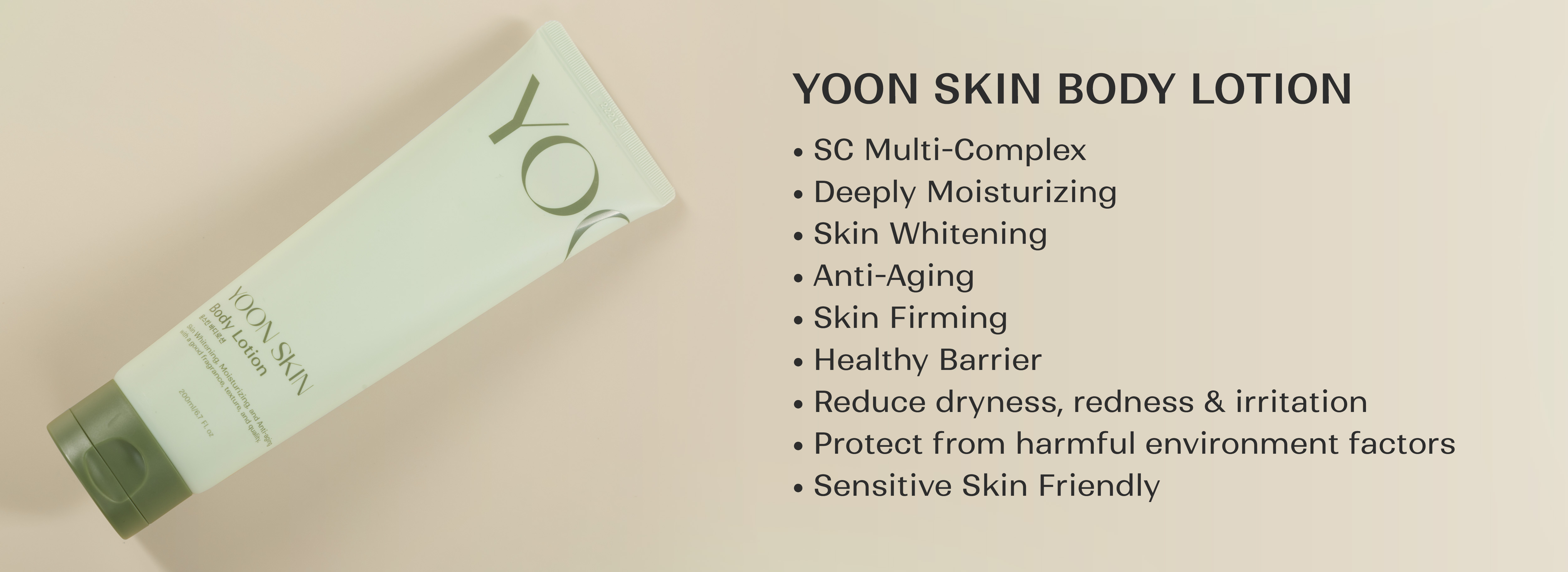 Yoon Skin Body Lotion 200ml (Exp-2027.11)