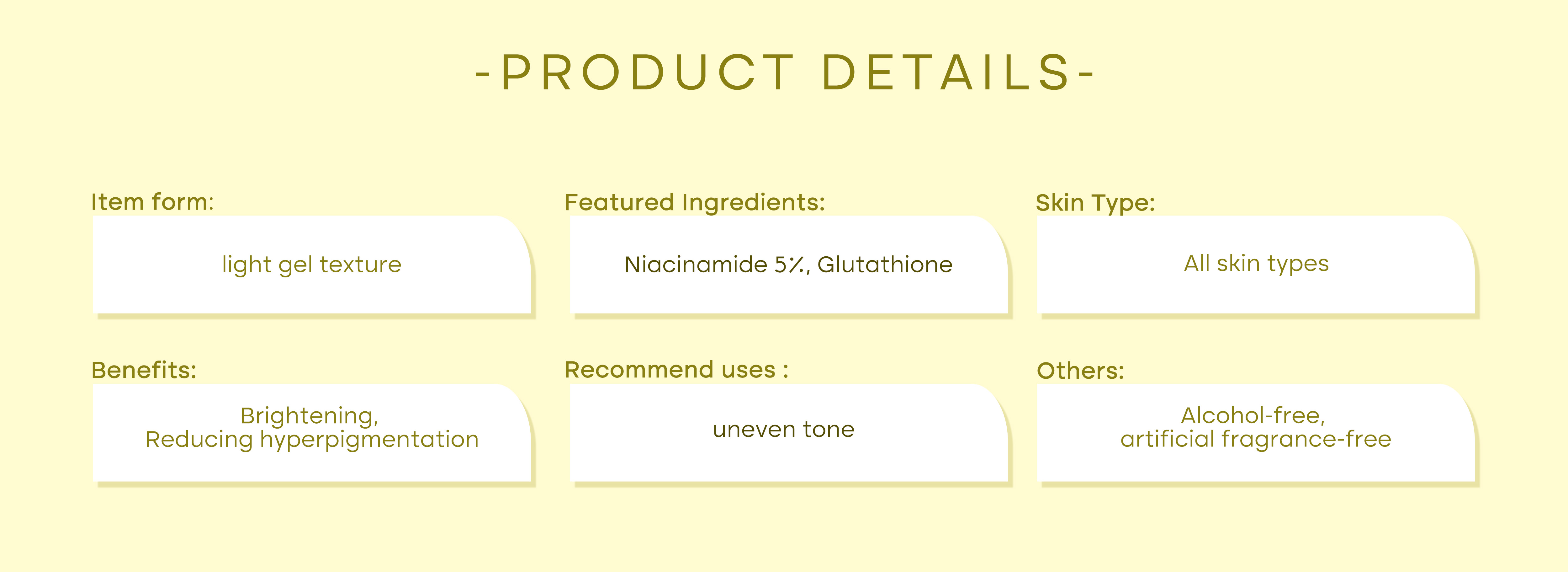 One Thing Niacinamide Glutathione Serum 50ml