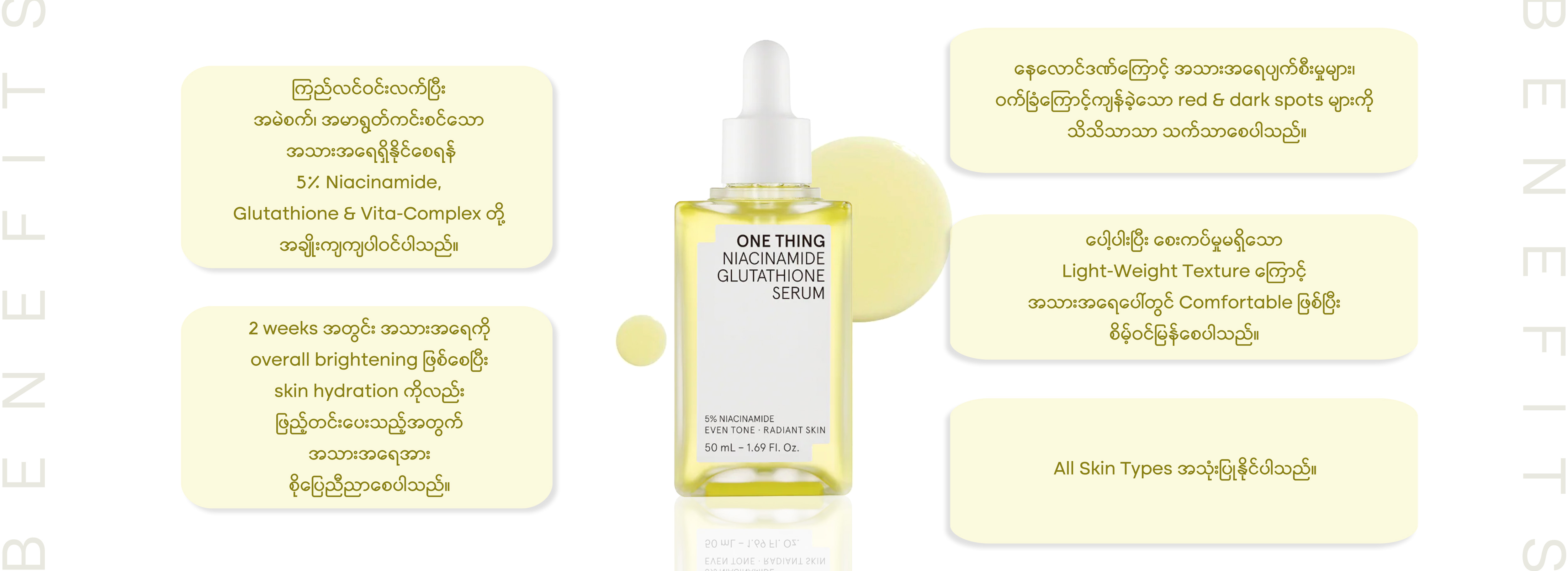 One Thing Niacinamide Glutathione Serum 50ml