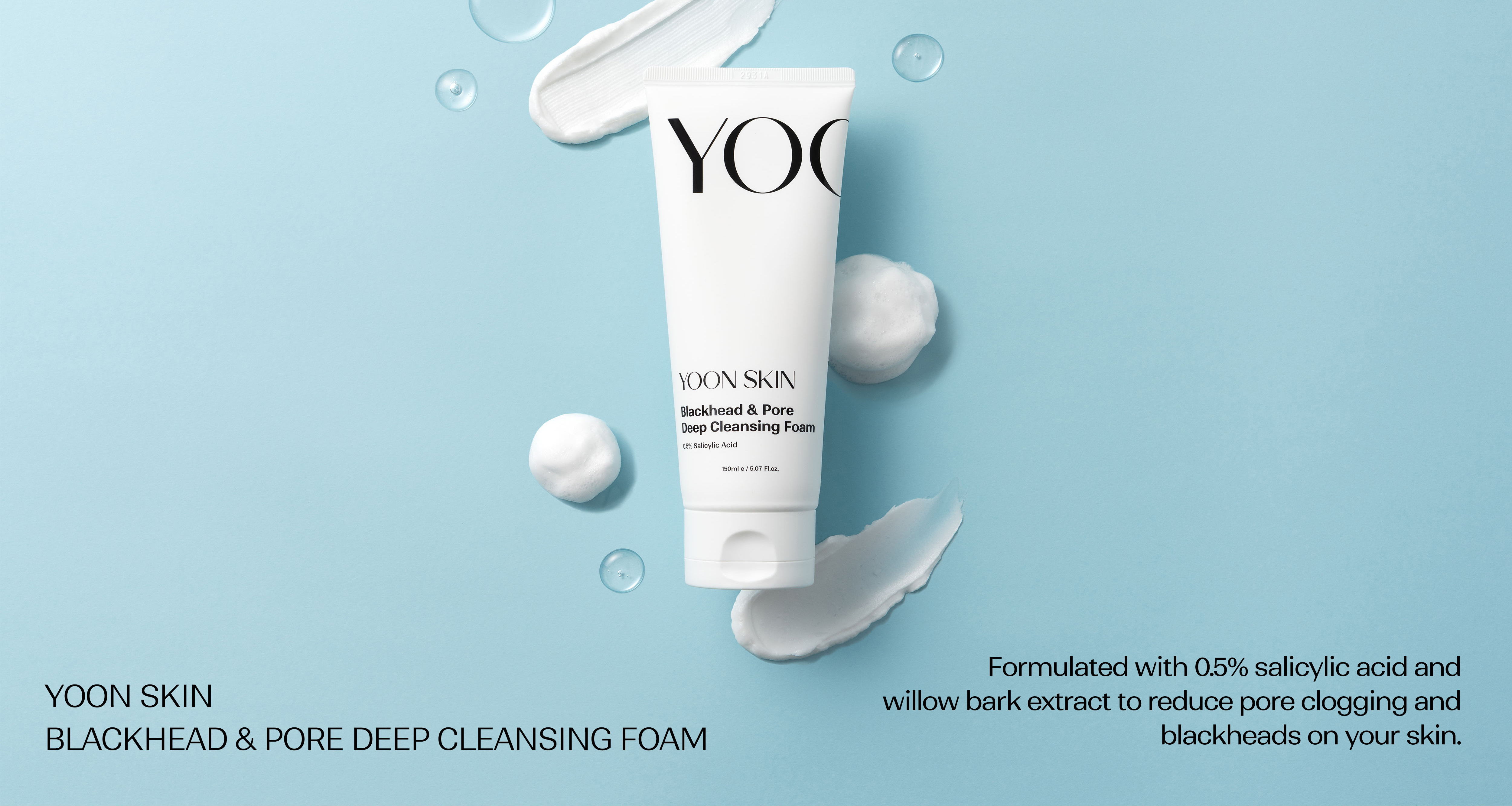Yoon Skin Blackhead & Pore Deep Cleansing Foam (150ml)(Exp-2028.04.20)