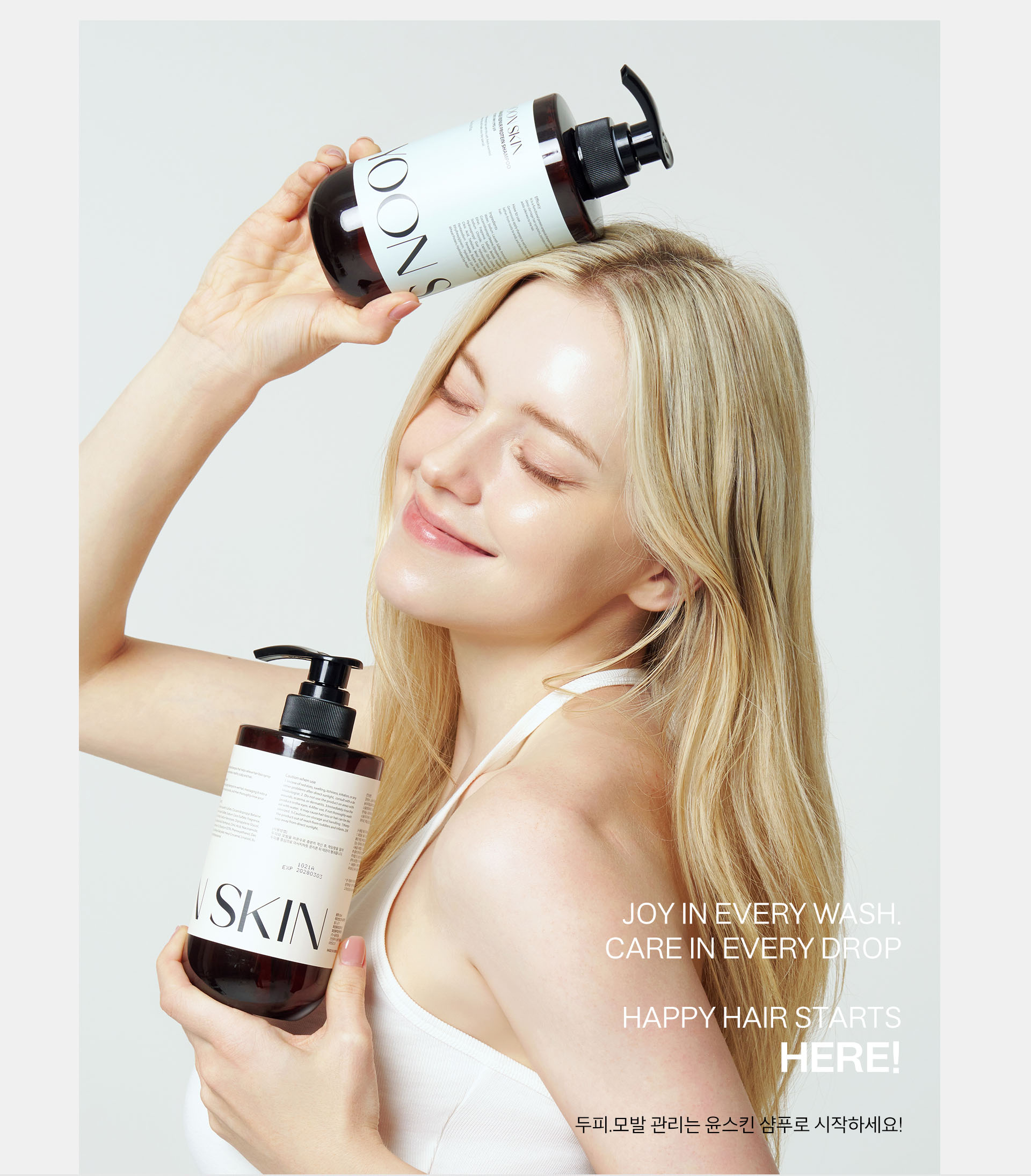 Yoon Skin Anti-Hair Fall & Dandruff 2 in 1 Shampoo 500ml (Exp - 2028.6.15)