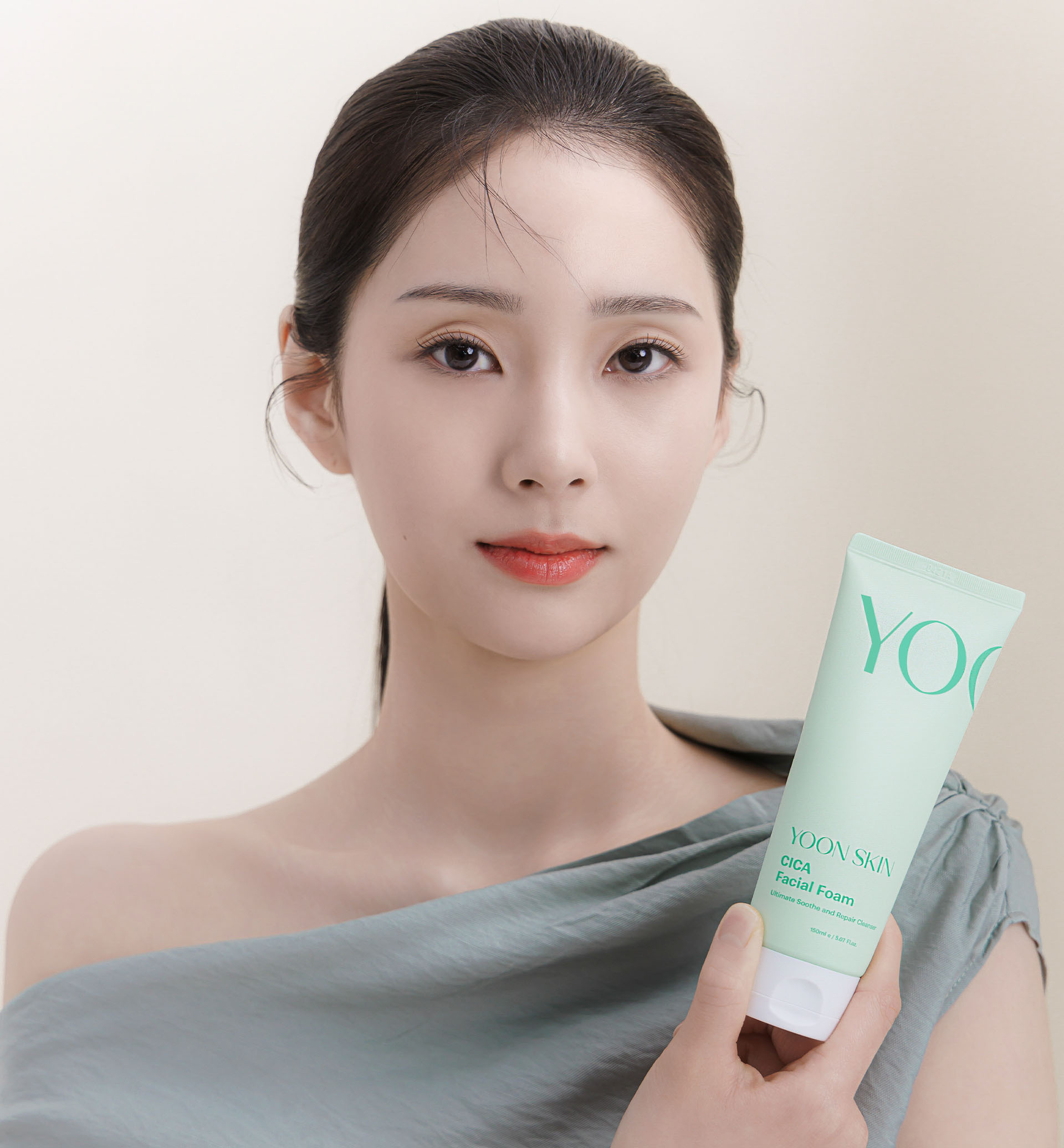 Yoon Skin Cica Facial Foam 150ml (Exp - 2027.07.18)