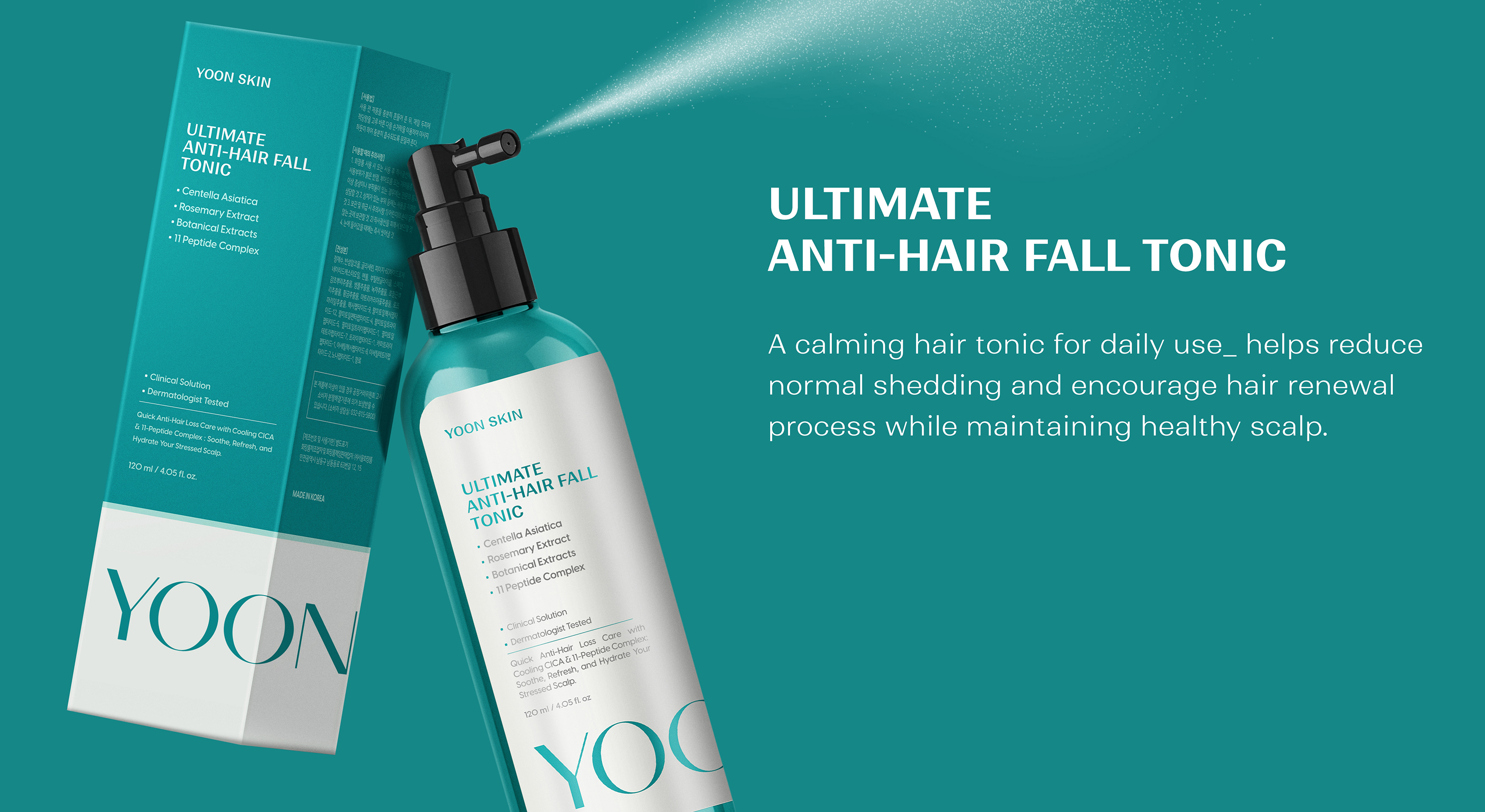 Yoon Skin Ultimate Anti-Hair Fall Tonic 100ml(Exp-2028.07.02)