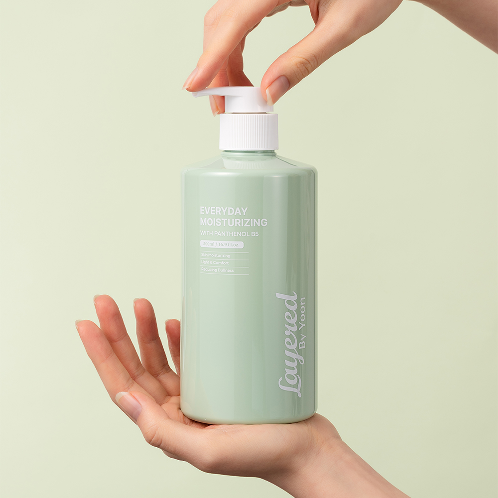 Layered by Yoon Everyday Moisturizing with Panthenol B5 500ml (Exp-2028.1225)
